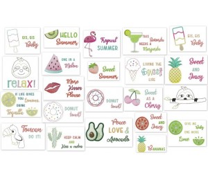 Stickdatei - Sweet SummerTaschen ITH